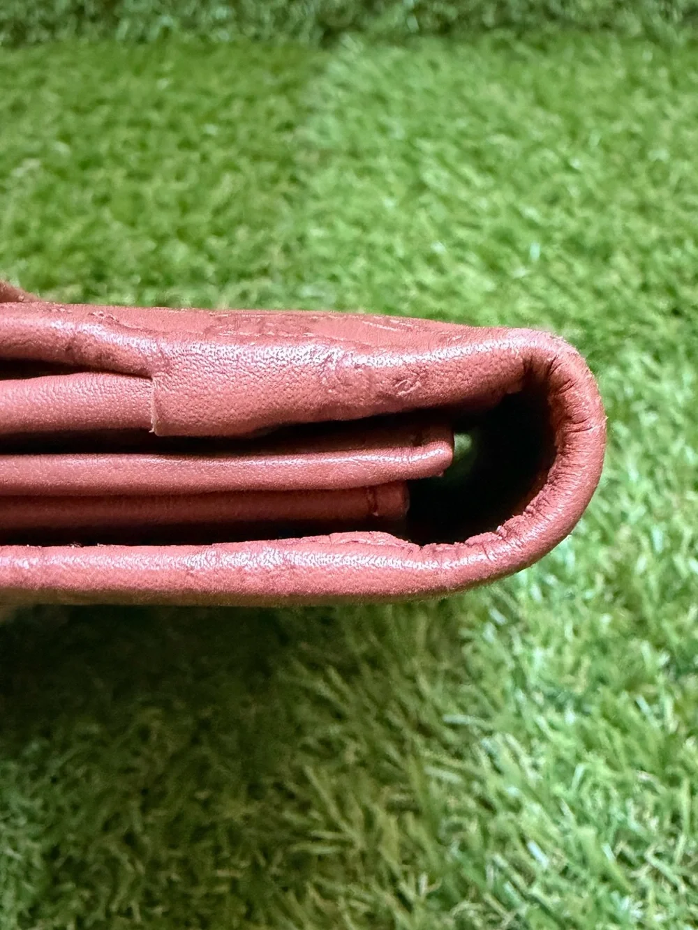 Gucci Microguccisima Pink Leather Wallet